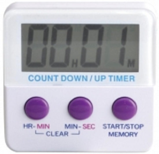 Bel-Art DURAC Multichannel Timers - H-B DURAC Single-Channel Electronic Timer with Triple Alarms and Certificate of Calibration, 19 hr., 59 min., 59 sec. - B61700-3600