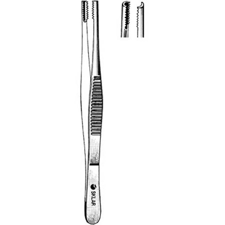 Skla Brown Tissue Forceps - FORCEPS, 6, BROWN, TISSUE, GRASPG, 8X8, TEETH - 19-2860