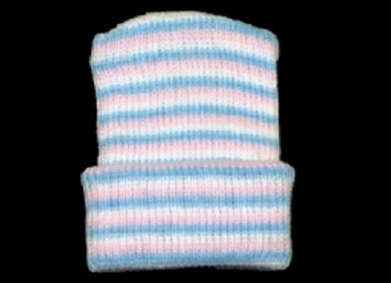 Tarry Medical TarryCaps - Tarrycap, Striped, Pink, Blue and White, Size S - T-31947