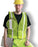 Occunomix Int'l Economy Non-ANSI Yellow Vests - Mesh Safety Vest, Silver Reflective Tape, Yellow, Size XL - LUX-XGTM-YXL