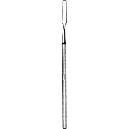 Sklar Rounded Spatula - Rounded End Spatula, Straight, Stainless Steel, Nonsterile, 4 mm - 97-0581