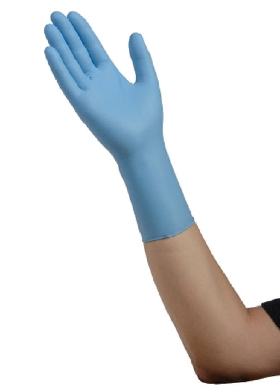 Cardinal Health Esteem XP Nitrile Exam Gloves - 12" Chemo Powder-Free Nitrile Exam Gloves with Extended Cuff, 6.9 Mil, Size XS - N8850XPB