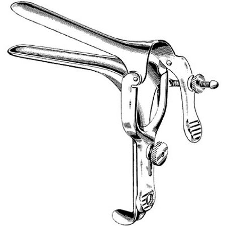 Sklar Surgi-OR Pederson Vaginal Speculum - Pederson Vaginal Speculum, Size L, 1" x 4.75" - 95-362