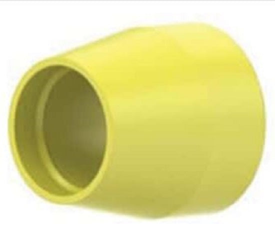 Idex Flangeless Ferrule Tefzel Flat-Bottom f / OD Tubing - FITTING, FLAT BOTTOM, F / TUBING, YLW, 500PSI - P-300X