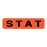 United Ad Label Company Stat Labels - "Stat" Label, Fluorescent Red, 1-1/4" x 5/16", 760/Roll - ULHT120