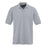 Ultraclub Men's Whisper Pique Polo - Men's Whisper Pique Polo Shirt, 60% Cotton/40% Polyester, Grey, Size 6XL - 8540GRY6XL