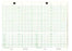 Print Media Corporation Chart Paper - Generic Chart Paper, Fan Fold, 150 x 100 x 150, Green - 2354514