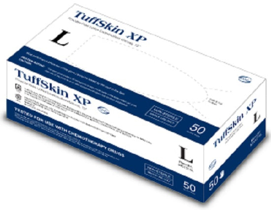 Medgluv Inc Tuffskin XP Exam Gloves - Tuffskin Xp Latex Powder-Free Extended-Cuff Exam Gloves, 12", 10 Mil, Size S - MG1215S