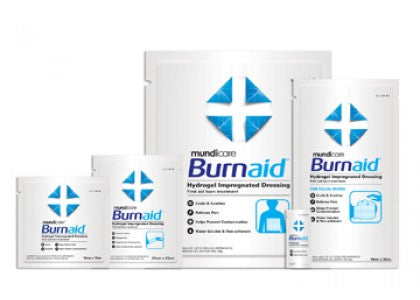 Dukal Burnaid Burn Gel and Dressings - Sterile Burn Dressing, 4" x 4" - 7007230