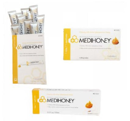 Derma Sciences MEDIHONEY Honeycolloid Non-Adhesive Dressings - MediHoney Dressing Paste, 1.5 oz. - 31515