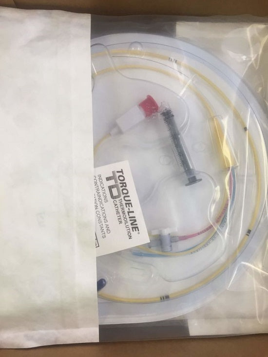 ICU Medical Torque-Line Monitoring Catheters - Torque-Line Catheter Kit, 8 Fr x 110 cm, 5-Lumen, RA / RA - 41237-05