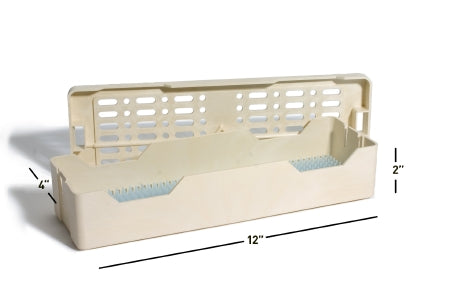 Advanced Sterilization Prod Aptimax Instrument Trays - APTIMAX Instrument Sterilization Tray, 2" x 4" x 12" - 13826