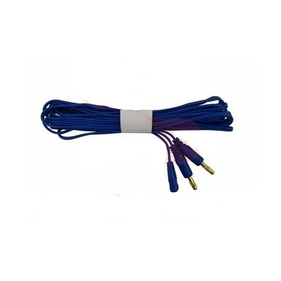 Symmetry Surgical Olsen Standard Twin-Pin Bipolar Cords - Bipolar Electrode Cord, Standard, Single-Use, 12' - 40-1103