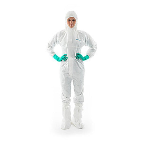 Nitritex Canada BioClean-D Sterile Coverall with Hood - BioClean-D Sterile Disposable Coveralls with Elastic Wrists and Ankles, Hood, White, Size XL - S-BDCHT-XL