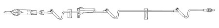 Baxter Healthcare IV Solution Set Continu-Flo 60Drp M LL Adptr/Clr Prmry Infs Ea, 48 EA/CA (2C6546)