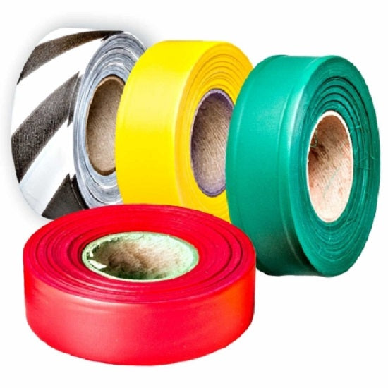 North American Rescue Triage Tape - Triage Tape, Green, Red, Yellow, Black and White Stripes, 300" - ZZ-0591