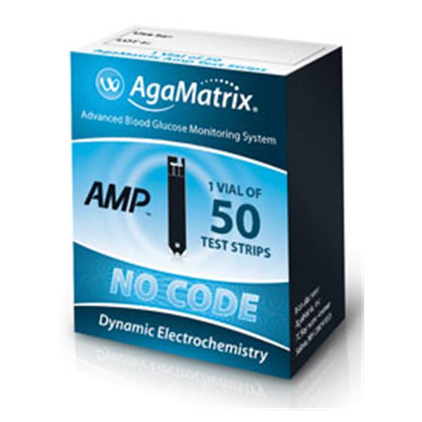 AgaMatrix Wavesense AMP Meters / Accessories - Agamatrix AMP Test Strips, 50-Count - 8000-04036