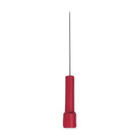 Natus Disposable Monopolar Needle Electrode with Leadwire - TECA Disposable Monopolar Needle Electrode, 28G x 25 mm, Red - 902-DMF25-S