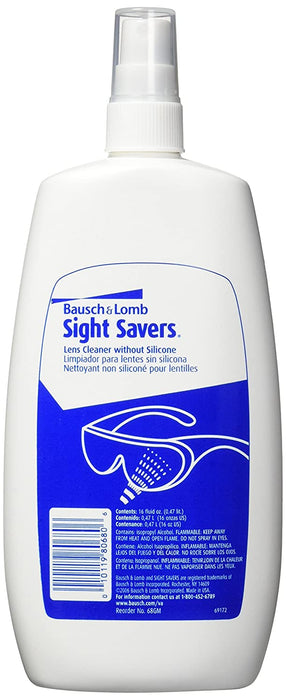 Bausch & Lomb Anti Fog Lens Cleaning Fluid Non-Silicone - Antifog Spray F/8563, 16 oz. - 68GM