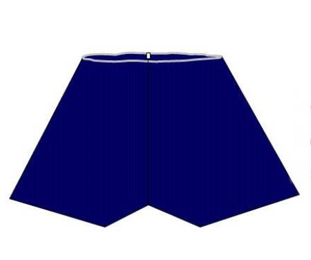 Welmed Exam Shorts - Exam Shorts, Nonwoven, Dark Blue, Size S / M, 18" - 9100-405M