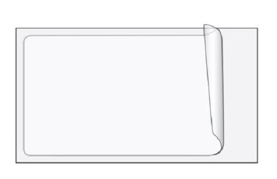 Shamrock Scientific Scientific Mylar Overlay Labels - LABEL, MYLAR, 1-1/2" X 2-3/4"/CLEAR - ME-21