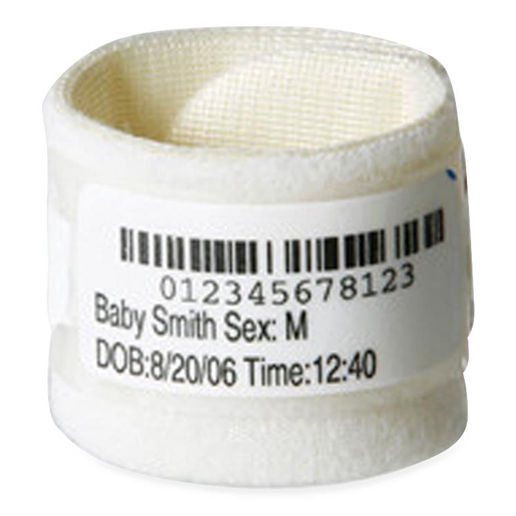 Wristbands by United Ad Label Ba - BARCODE, PED, TAGS - LB2-BABY-TLC