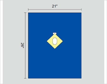 Welmed Inc Protect5 Fenestrated Drpes - DRAPE, 22X26, 3 INCHES, ADH, FEN, STERILE - 1222-176