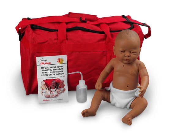 Nasco Life / form Special Needs Infant (Medium Male) - Special Needs Infant Doll, Male, Size M - LF01216U