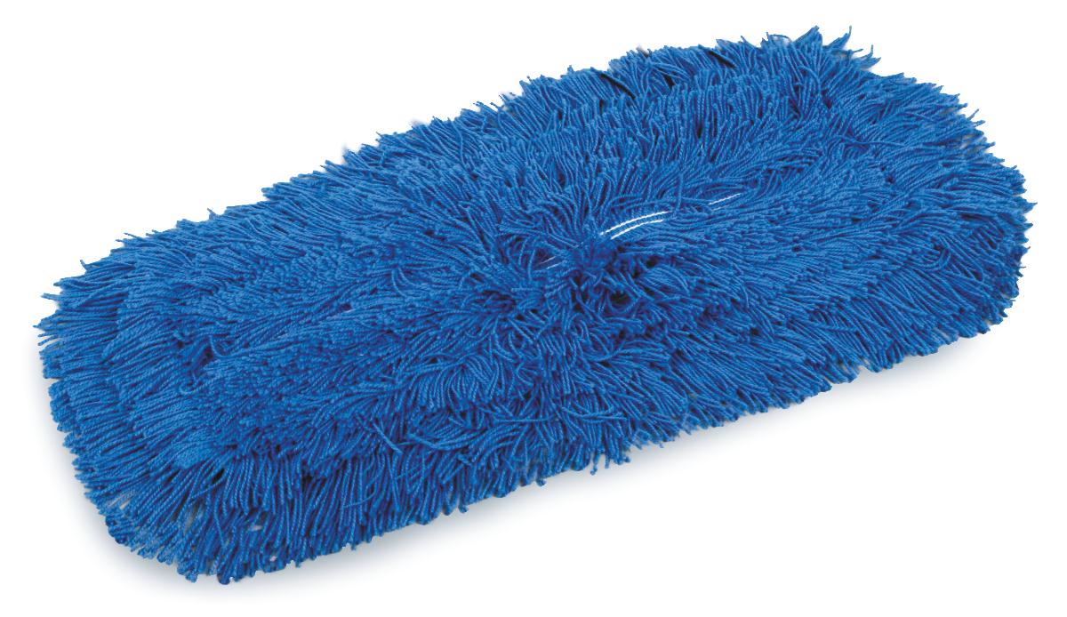 Gsc Manufacturing Magnetic Pull Synthetic Dust Mops - Synthetic Prem Sewn Dust Mop, Blue, 5" x 48" - 212485