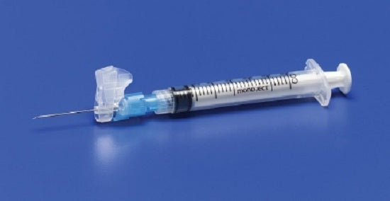 Cardinal Health Magellan Safety Needles / Syringes - Magellan Syringe with Safety Hypodermic Needle, 12 mL, 18G x 1" - 8881822810