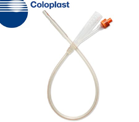 Coloplast Folysil 2-Way Open Tip Foley Catheters - Folysil 2-Way Silicone Catheter, Open Tip, 15 cc, 16 Fr - AA6416