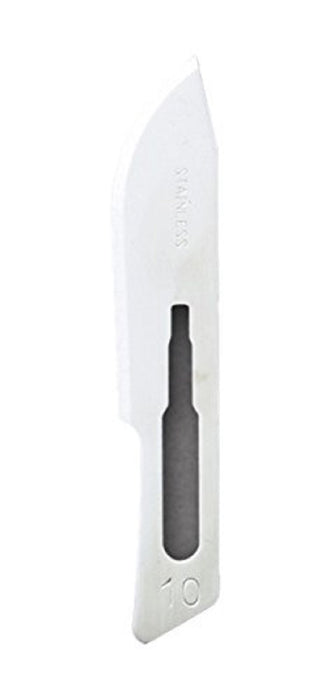 Medline Sterile Disposable Carbon-Steel Blades - Carbon Steel Blade, Sterile, #10, Disposable - MDS15010