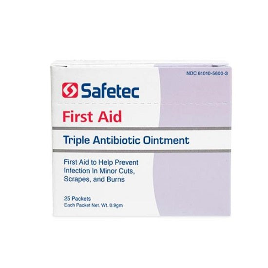 Safetec Of America Inc. Triple Antibiotic Ointment - Triple Antibiotic Ointment, First Aid, 0.9 g - 53205