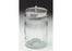 Tech-Med Services Tech-Med Glass / Sundry Dressing Jars - Exam Room Glass Jar with Stainless Steel Lid, 3" x 7" - 4017