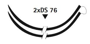 Aesculap PremiCron Needle-Thread Combination - Premcor Suture, 2/0, 2XHR22CV, 8 x 75 cm - M0027705