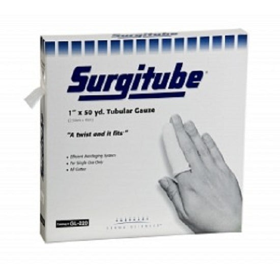 Derma Sciences Surgilast Tubular Elastic Dressing Retainers - Surgitube Tubular Gauze, 50 yd., Size 2, Large Fingers / Toes - GL220