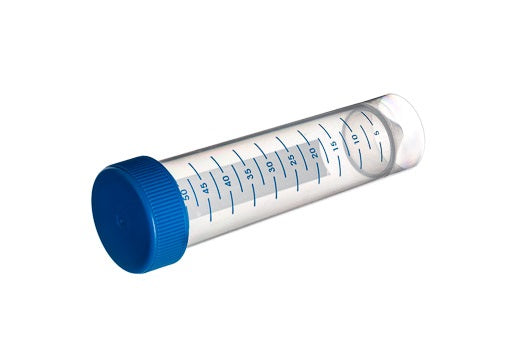 Greiner Bio-One Sterile Centrifuge Tubes - Polypropylene Centrifuge Tube with Blue Screw Top, Sterile, 50 mL, Skirt? - 210270