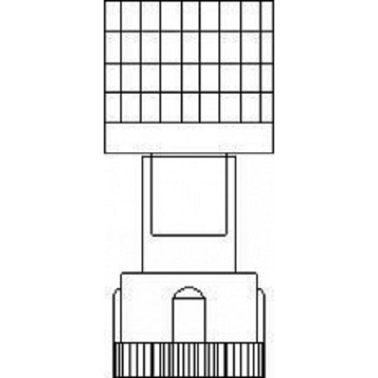 ICU Medical Male Luer-Lock Dead-Ender Cover - DBM-CAP, LURE LOCK, MALE - 42411-01