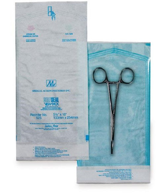 Owens and Minor Self-Seal Sterilization Pouches - POUCH SELF SEAL 3 1/2X9 - 520