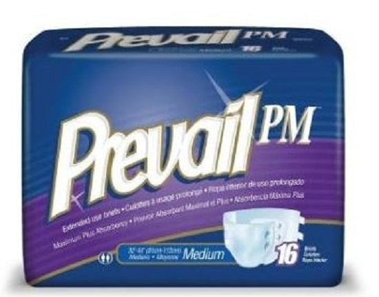 First Quality Products Prevail Nighttime Briefs - Prevail Extended-Use Ultimate Plus Absorbency Underwear, Size L, 45" to 58" Waist - NTB-013/1