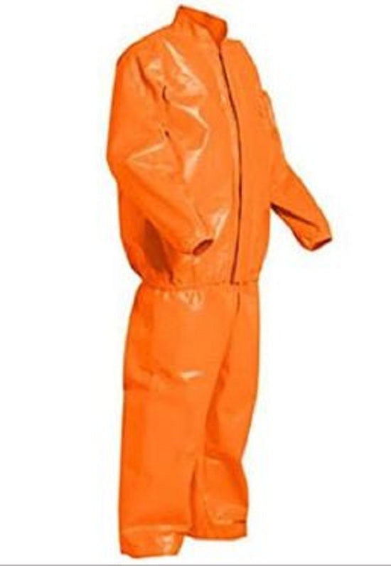 DuPont Tychem 6000 Jacket / Bib Overalls - Tychem 6000FR Jacket and Bib Overall, Orange, Size S, Bulk Packed - TP750TORSM000200