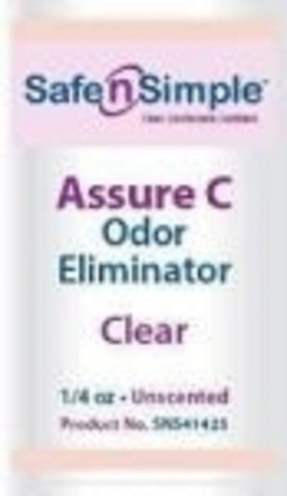 Safe N Simple Assure C Odor Eliminator - Assure C Odor Eliminator, Lubricant, 1/4 oz. - SNS41425