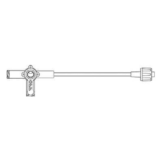 Smiths Medical Large Bore Stopcocks - STOPCOCK 3-WAY W/6"/15.2CM EXTENSION - MX43660