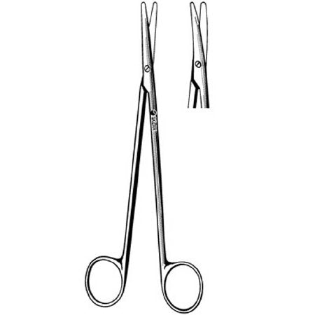 Sklar Metzenbaum-Lahey Dissecting Scissors - Metzenbaum-Lahey Dissecting Scissors with Blunt / Blunt Tips, Curved, 7", Delicate Pattern - 22-1070