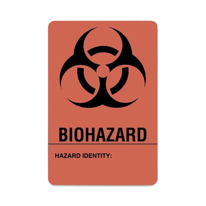 United Ad Label Hazard Warning Labels - LABEL, BIOHZRDIDFLRD3X2320/RL - ULBH302