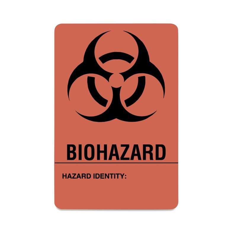 United Ad Label Hazard Warning Labels - LABEL, BIOHZRDIDFLRD3X2320/RL - ULBH302