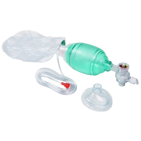 Tri-Anim Health Resuscitator Masks - RESUSCITATOR, PEDIATRIC, MSK, BAG, MANOMETER - 87-AF2100MBEA