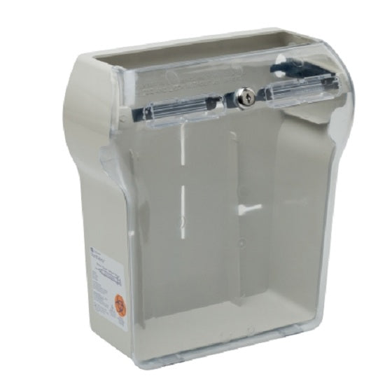 Cardinal Health Locking Wall Cabinets - Locking Wall Cabinet, Clear Front, Almond Back, 5 qt. - 31158549