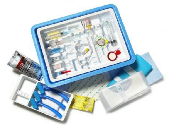 B Braun Medical PERIFIX Single-Dose Epidural Trays - Single-Dose Epidural Tray with 18G x 3.5" Winged Tuohy Epidural Needle, 25G x 1.5" Hypodermic Needle, 5 mL LOR Syringe, 20 mL Syringe and 1% and 1.5% Lidocaine HCl - 332256