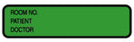 Briggs Corporation Chart ID Labels - LABELS, CHART, ID, ROLL, PATIENT GREEN - L-3504